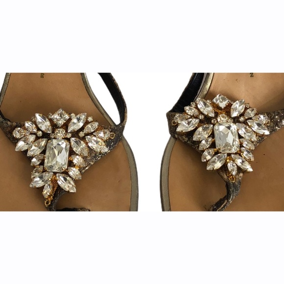 Giuseppe Zanotti Jeweled Design Heeled Thing Sandals Women’s Size 41 EU - Picture 4 of 10